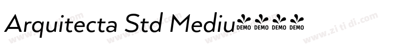 Arquitecta Std Mediu字体转换 Arquitecta Std Mediu字体转换